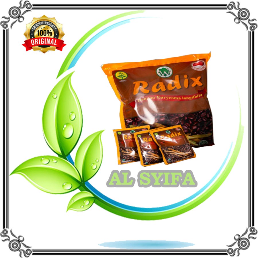 Radix Wahida plastik / kopi herbal Radix 30 sachet / PROMO Kopi Radix Herba Wahida Kemasan Kantong /