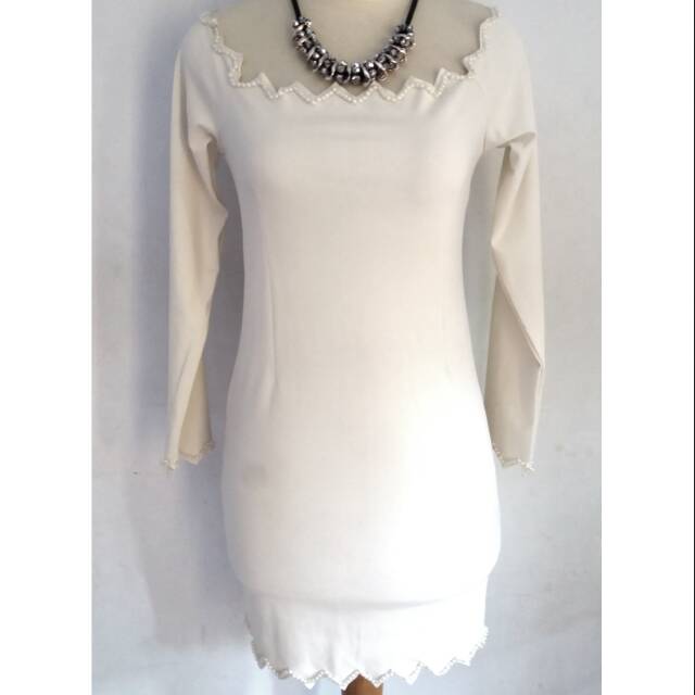 Dress sabrina mutiara