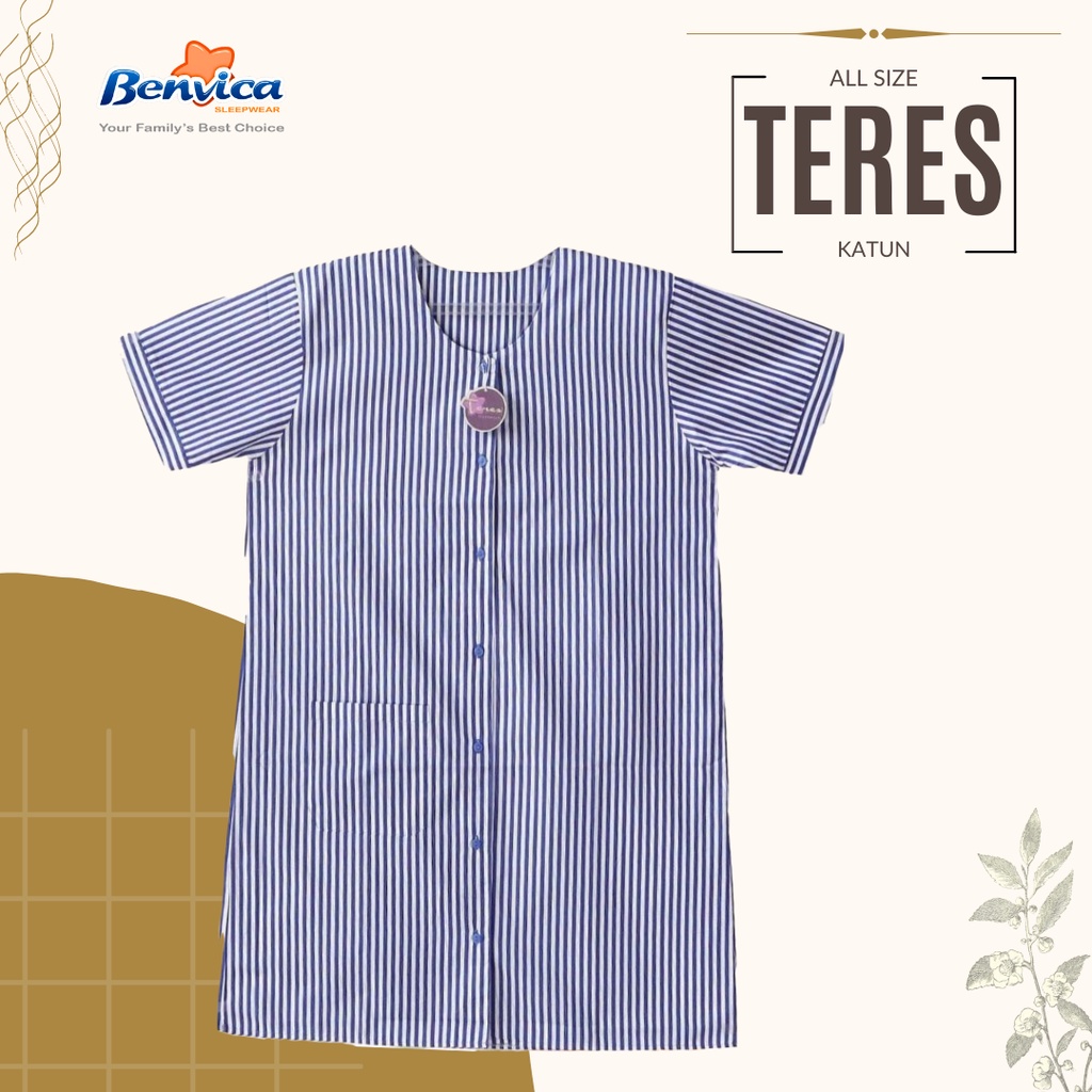 BAJU TIDUR DASTER KATUN TERES AL - A