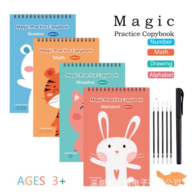 

Magic book Buku magic melatih menulis anak di atas 3tahun Ready Stock