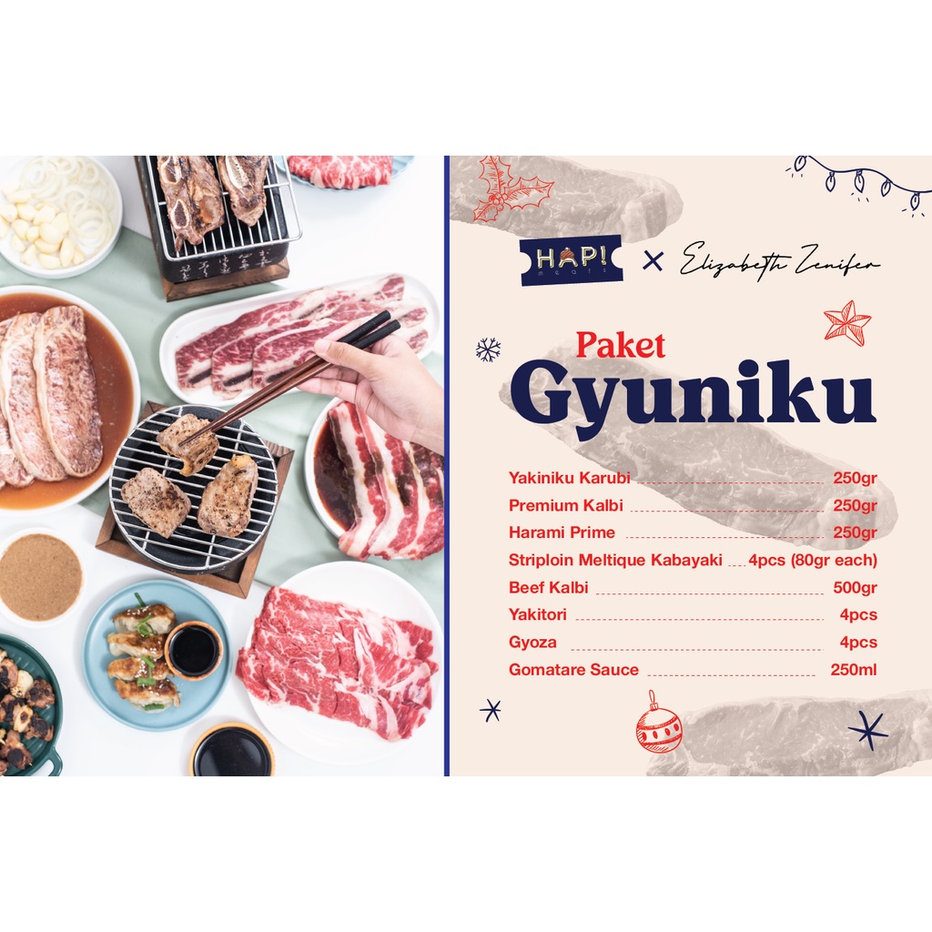 PAKET GYUNIKU (Hap Meats X Elizabeth Zenifer)