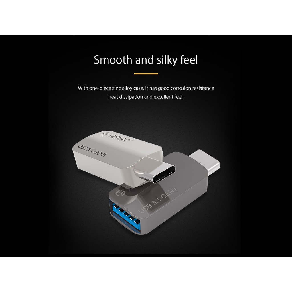 Otg type-c male to usb3.0 female orico charge-sync data adapter cta2 - Usb-c to usb-A 3.0 female