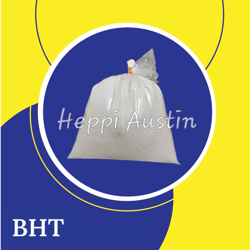 

BHT Crystal Food Grade Anti Tengik Anti Oksidan 100 Gram