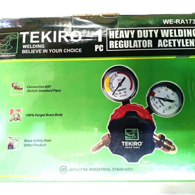 TEKIRO-HEAVY DUTY WELDING REGULATOR ACETYLENE