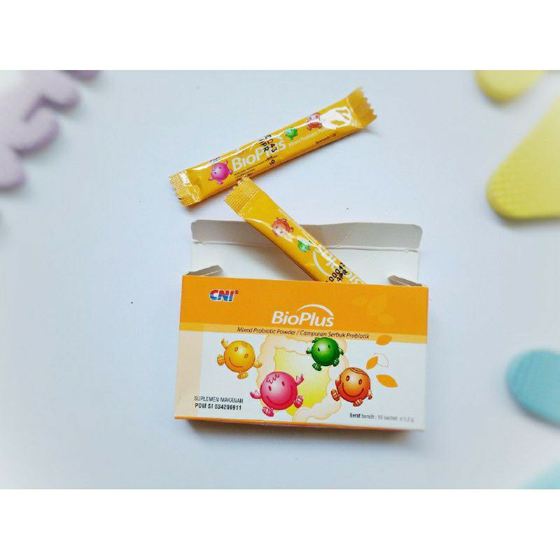 LAST STOCK BIOPLUS CNI PROBIOTIK PENCERNAAN 1BOX 30STIK