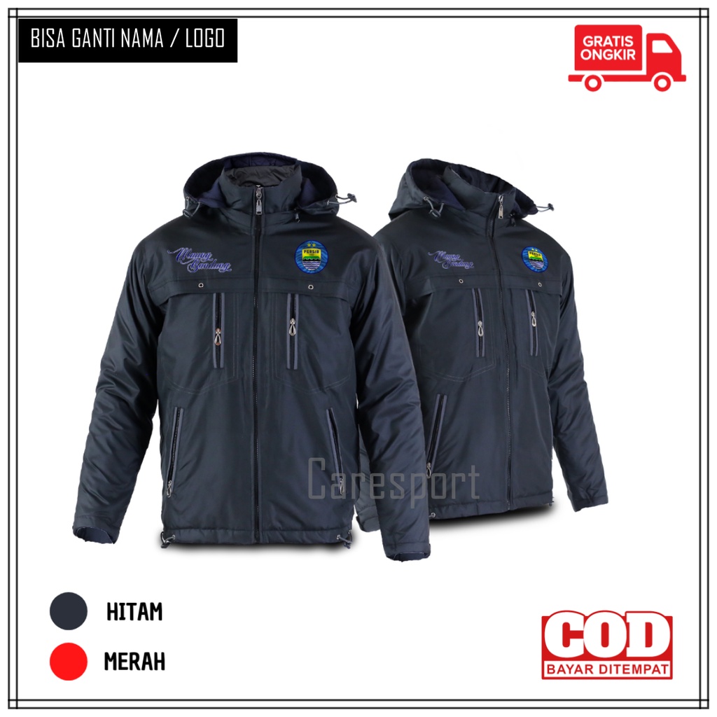 Jaket Badger Cowok Climber Persib Anti Air Jaket Parasut Club Olah Raga Termurah