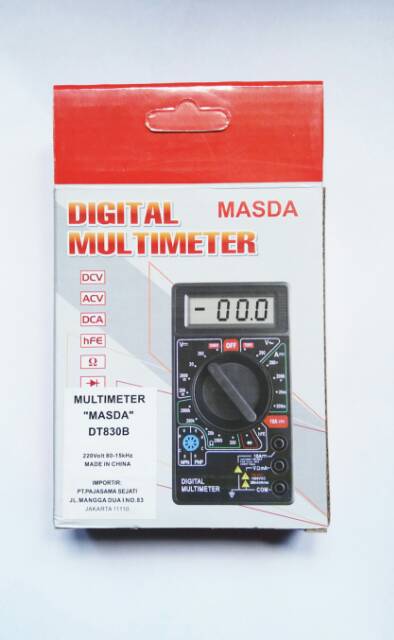 Digital multitester dt830b masda