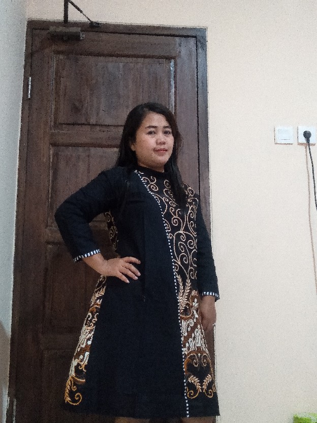 Tunic Kanaya #2 Tunik Batik Cantik Modern Seragaman Batik Kerja Formal Atasan Wanita Muslim