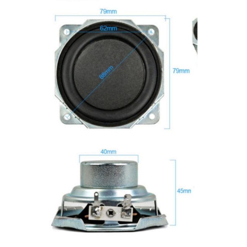 Neodymium speaker 3 inch 50 Watt 8 ohm kwalitas bagus bass lebih besar suara joss