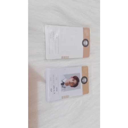 PHOTOCARD ID CARD LUCAS B2S (BACK TO SCHOOL), PC CHANYEOL NACIFIC