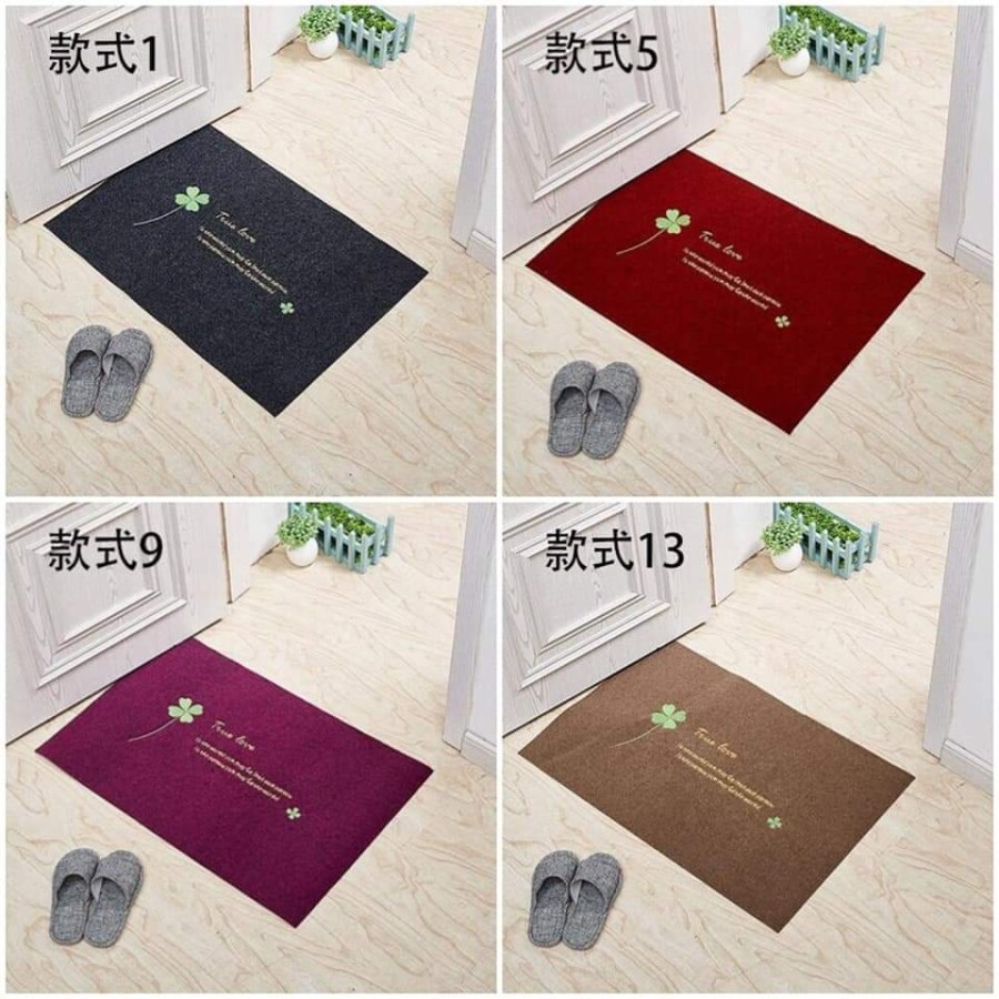 IGROSIR KESET RUMAH TRENDY MOTIF TRUE LOVE KESET MODERN MATE DOOR TRENDY ANTI SLIP