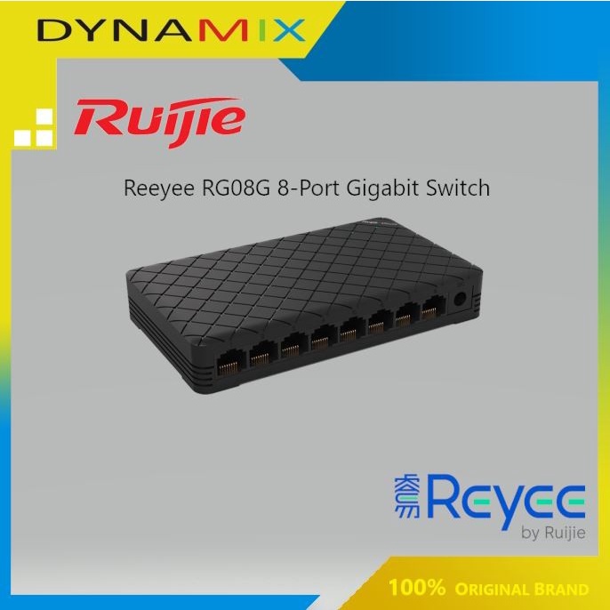 RUIJIE REEYEE RG-ES08G 8-Port Gigabit Unmanaged Switch | 8 port switch hub GARANSI RESMI