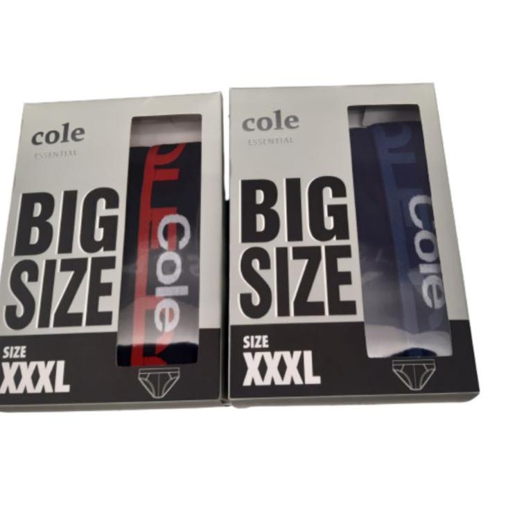 Best Seller.. BOXER DAN BRIEF COLE ESSENTIAL BIG SIZE XXL XXXL