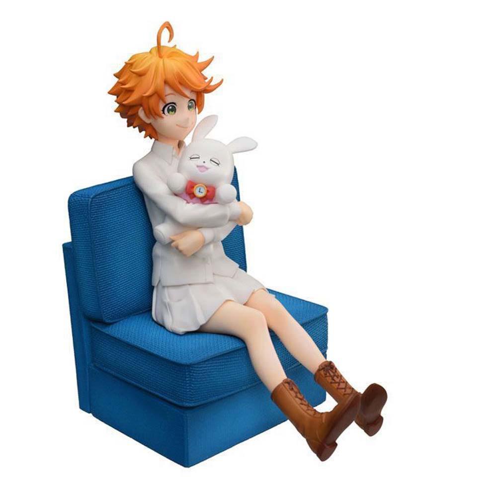 Lanfy Emma Action Figurine Miniatur Koleksi Norman Dekorasi Desktop Emma Ornamen Rumah Model Anime