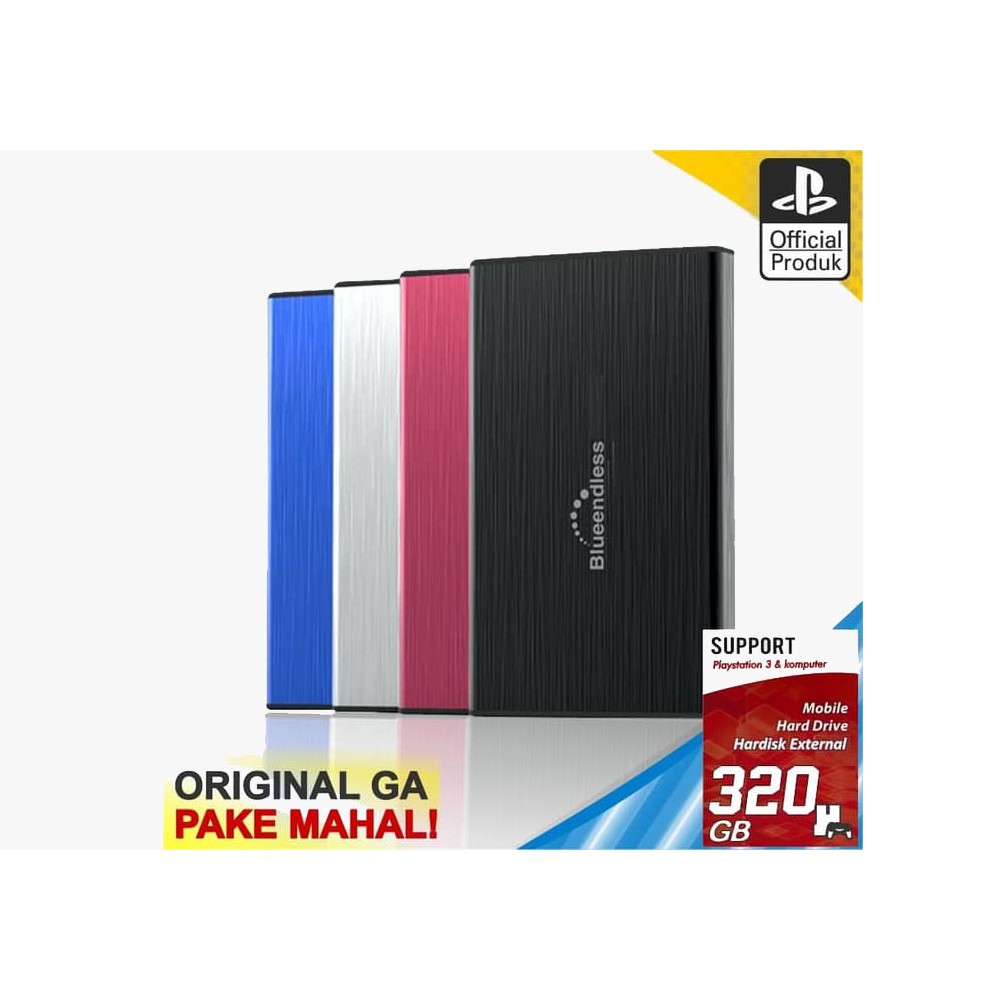 Hard Disk Eksternal 320 GB Untuk PS3 dan PC/Laptop