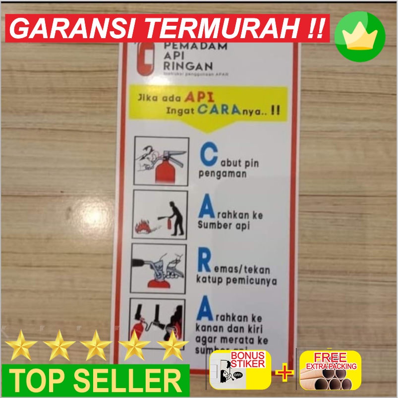 

Grosir Stiker Cara APAR 10 x 20
