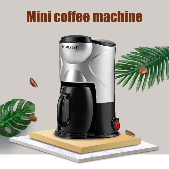 HOMEZEST Mesin Kopi Automatic Espresso Coffe Maker With Mug - CM