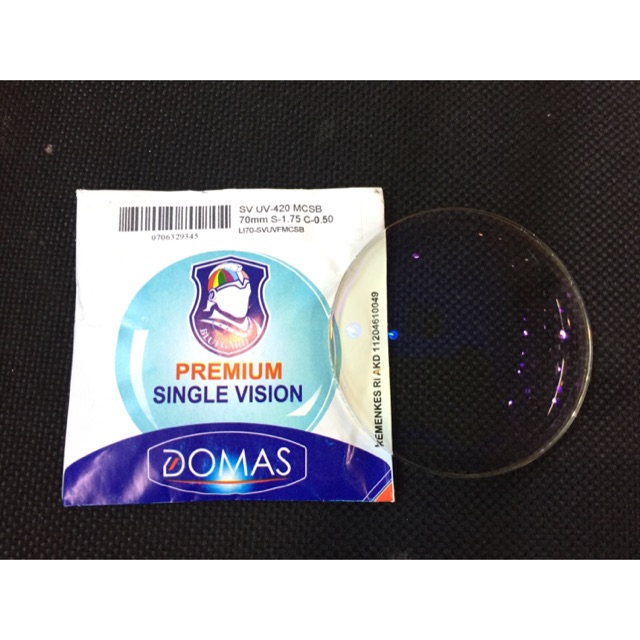 lensa minus blueray domas ( anti sinar blue )