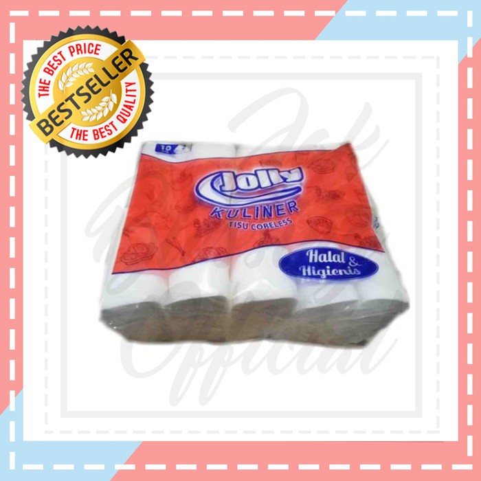 Tisu Jolly Roll |Tissue Kuliner Jolly 10Roll