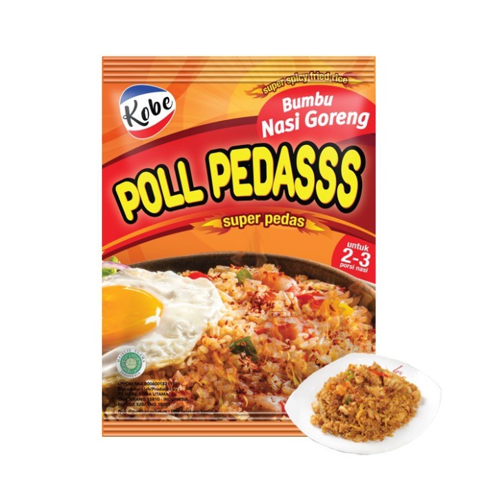 

KOBE BMB NASI GORENG POLL PEDAS 20G