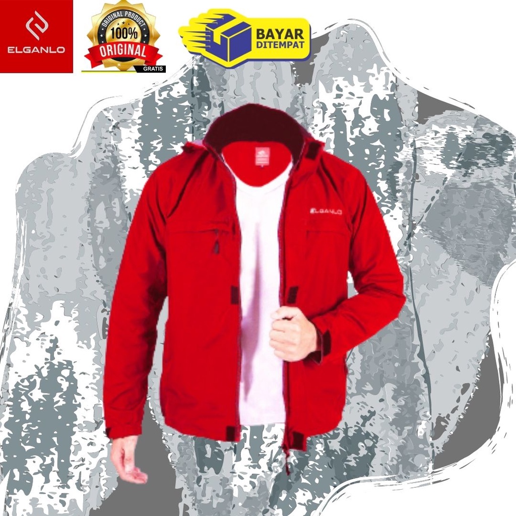 Jaket Motor Riding Jaket Motor Pria Jaket Hoodie Harian Jaket BigSize Pria Parasit Premium - ELGANLO