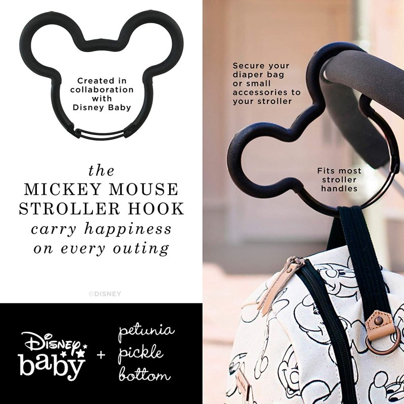 Petunia Pickle Bottom Disney Mickey Mouse Hook Gantungan Stroller