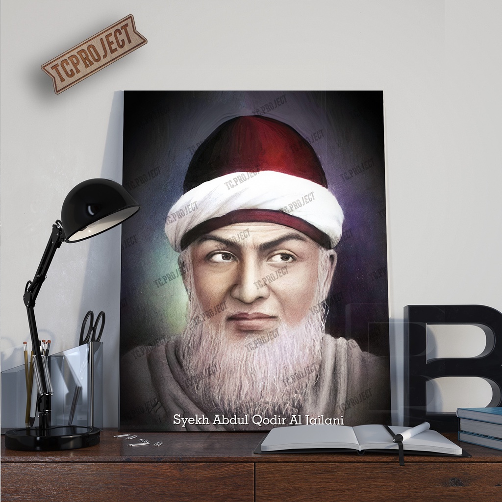 Poster Abdul Qodir Al Jaelani - Walldecor Hiasan Dinding