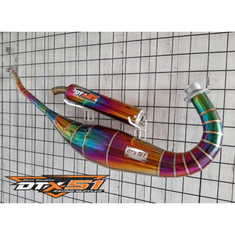 knalpot rx king rainbow model ninja 2tak knalpot rx king model repsol pelangi