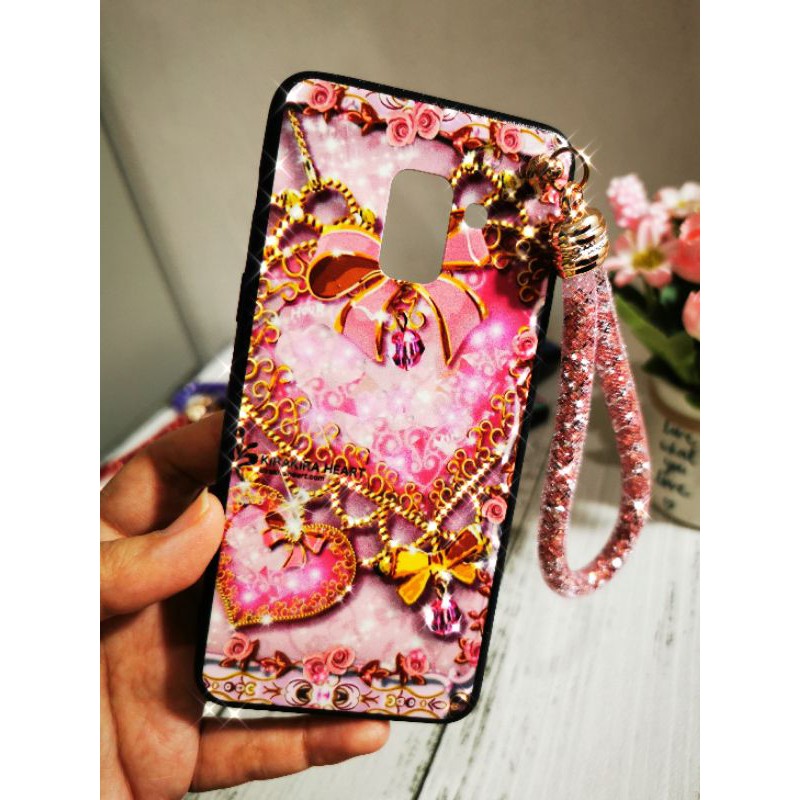 Case fuze LOVE plus gantungan OPPO A5S-A12/A3S/A37/F11/F11 PRO