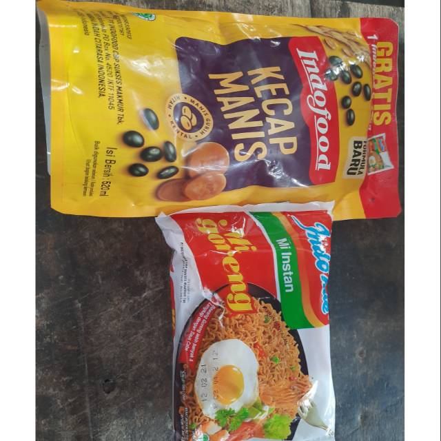 

Kecap manis indofood 520ml free indomie goreng