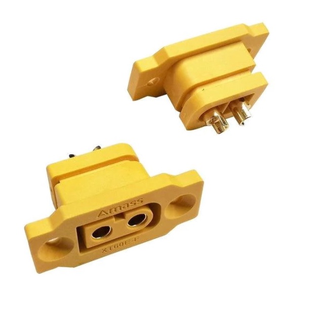 Konektor Amass XT60 XT60E XT60E-F Female Plug Connector Baterai Lipo XT60E For RC Car drone quadcopt