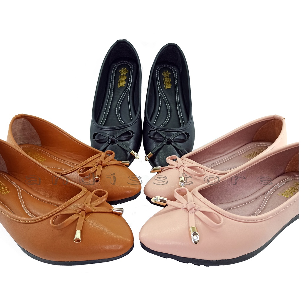 Sepatu Wanita Flat shoes Pita Andis AN 16