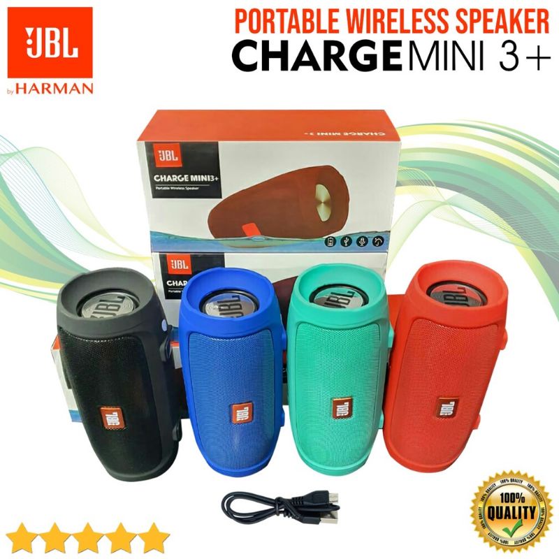 Speaker Bluetooth Charge Mini 3+ Speaker Portable Subwoofer