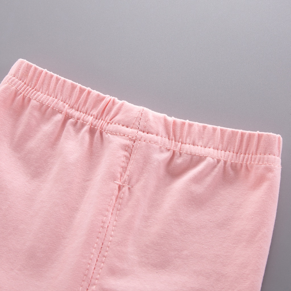 legging bayi/ anak perempuan/cewek polos elastistas & bernapas impor 3 bln - 2thn-3