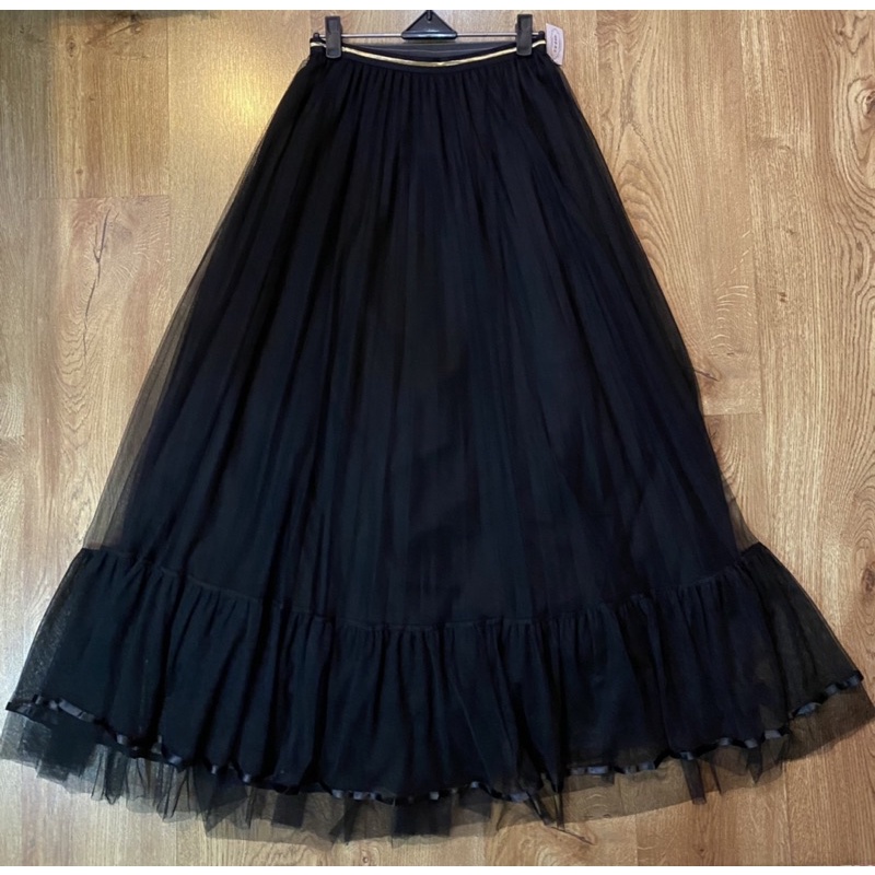 116 Rok tutu import/rok import hitam/rok panjang hitam/rok tutu hitam/maxi skirt hitam