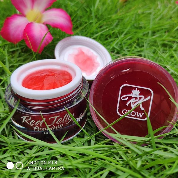RK Glow Red Jelly Premium Original - Cream Penghilang Bekas Jerawat dan Flek Hitam - Isi 10gr