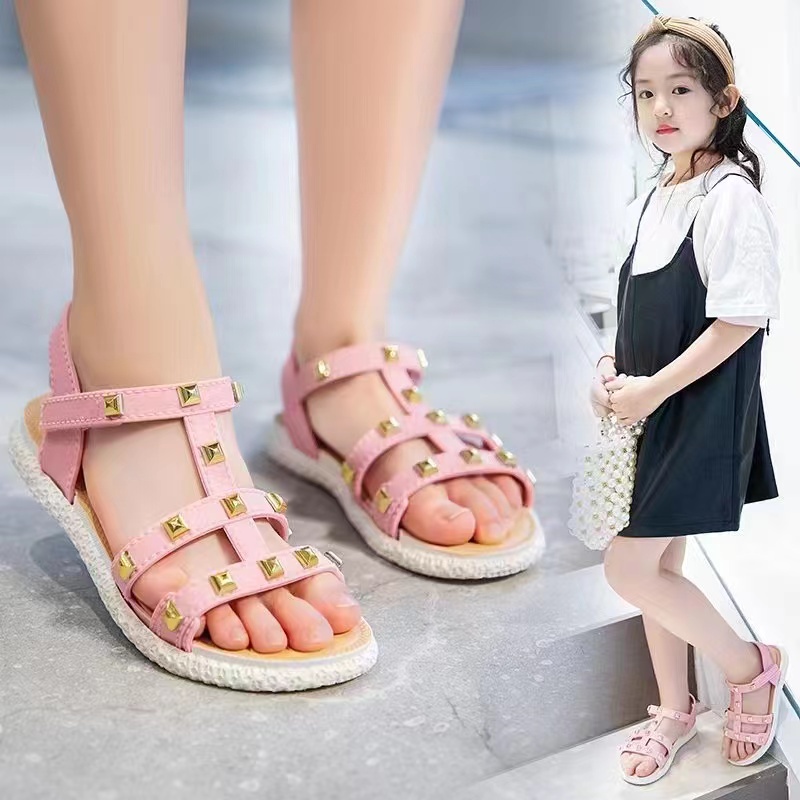 LittleAaron VALEN STUD Sandal Anak Perempuan Bahan Karet Model Lucu 2-8 Tahun Import Sport Termurah Sendal Bayi Anak Cewek Cowok