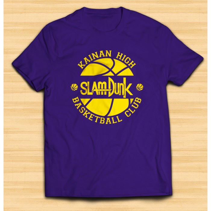 KAOS BAHAN 30S DISTRO KAINAN HIGH SLAM DUNK POLOS CUSTOM BASKET BAHAN BERKUALITAS