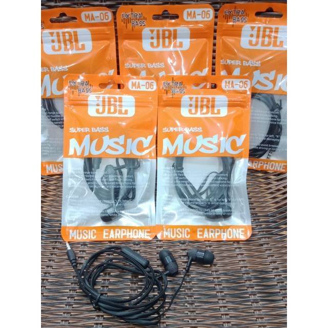 Headset Handsfree Super Bass With Mic MA-06 Universal Extra Bass Earphone