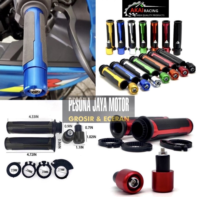 Handgrip Motor Variasi AGV Original Model Rizoma 619 Universal Semua Motor