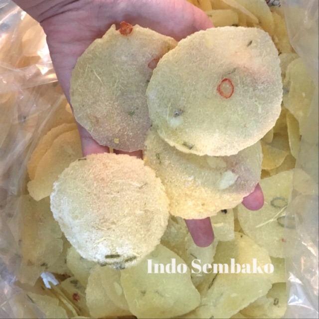 2 KILOGRAM Opak Singkong Mentah original ( Tipis dan Lezat ) 2kg Grosir &amp; Termurah !!!