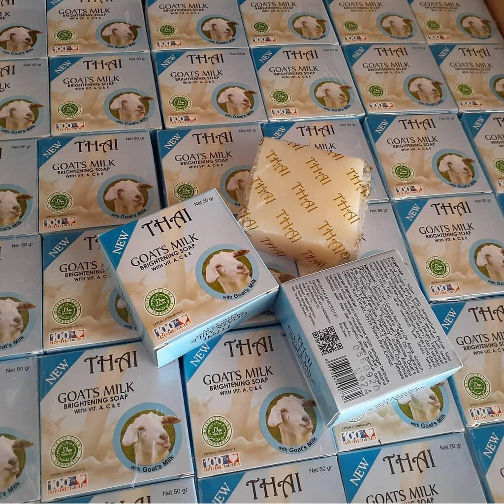 THAI GOATS MILK / RICE BRIGHTENING SOAP SABUN SUSU / BERAS MENCERAHKAN KULIT