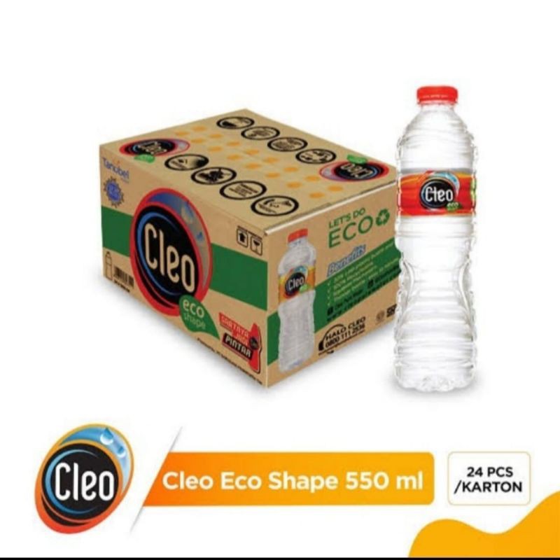 Cleo Eco Shape 550 ml x 24 botol