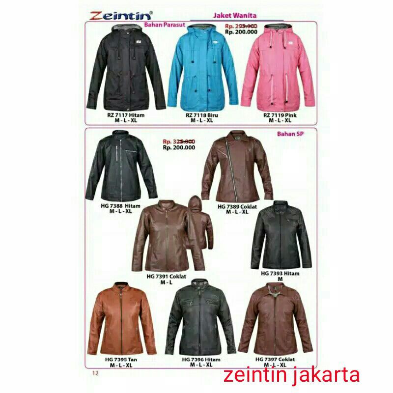 zeintin jaket wanita