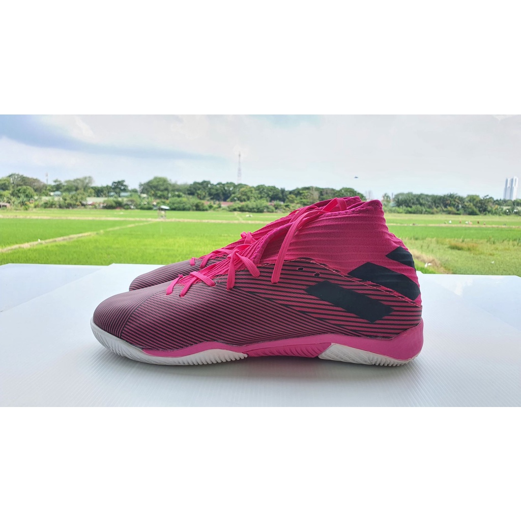 Sepatu Futsal Adidas Nemesis 19.3 In Shock Pink Black IC