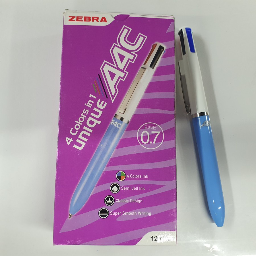 

Pulpen 4 Warna Zebra A4C 1 Lsn (12 Pcs)