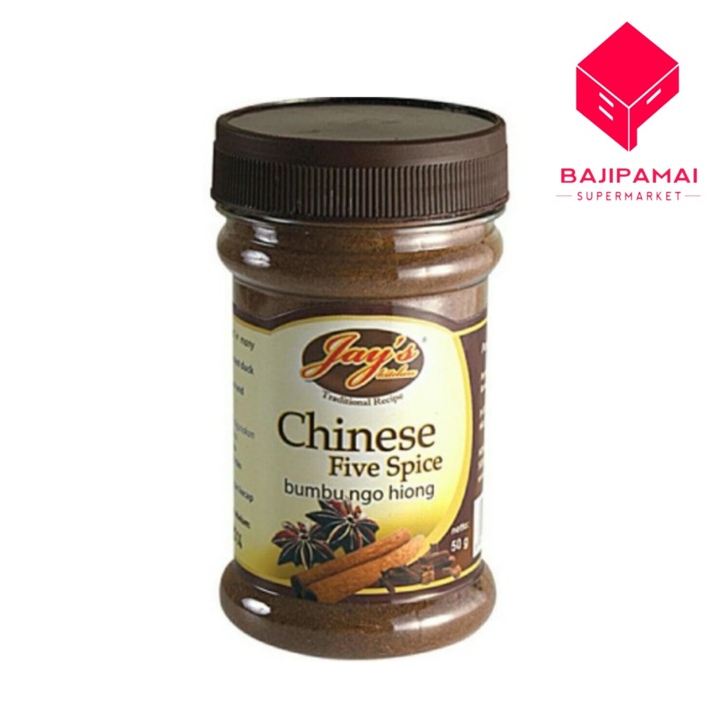 

JAYS CHINESE FIVE SPICE 50 GR - BUMBU NGO HIONG - NGOYONG - NGOHYONG