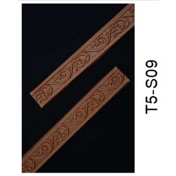 List wallfoam 3D TERBARU 2.3m×5cm×5mm-COKLAT