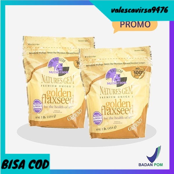 

⭐BISA COD⭐ PAKET PROMO 2 Bks Golden Flaxseed Nature's Gem
