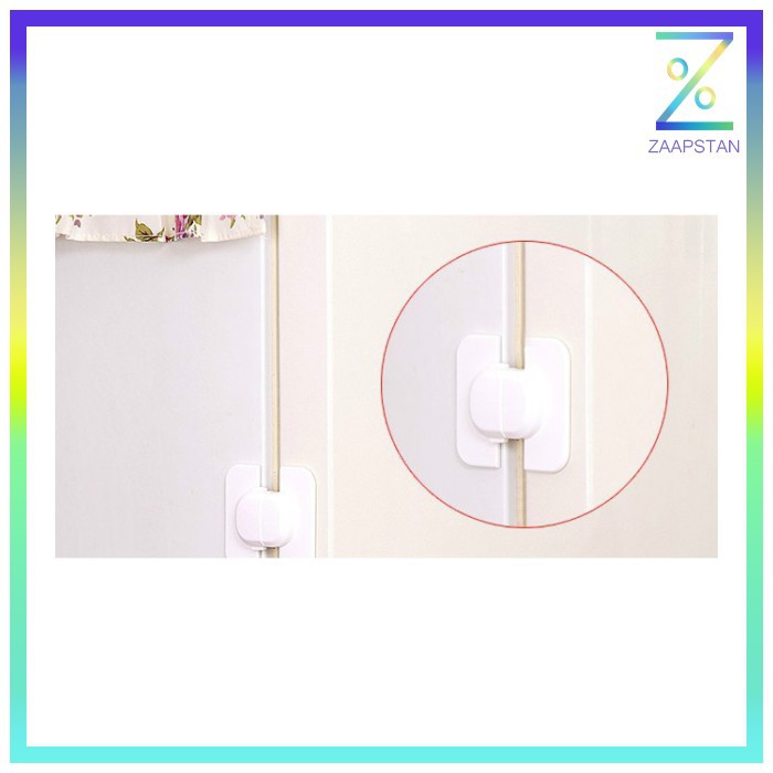 Seria Safety Lock Pintu Kulkas Serbaguna - 503 - White